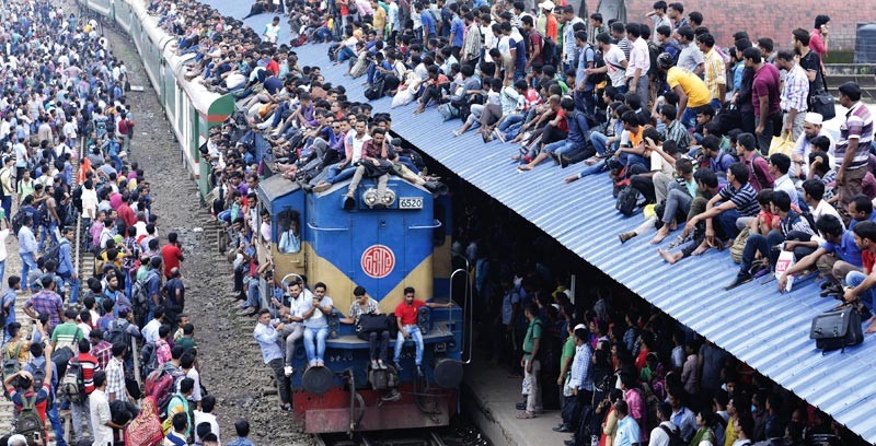 ¿Cómo llegar a Bangladesh desde el estudio en el que escribes?